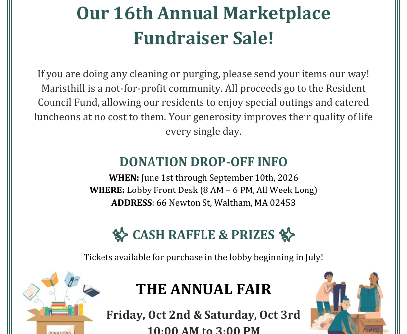 Marketplace Donation Drop-Off Info