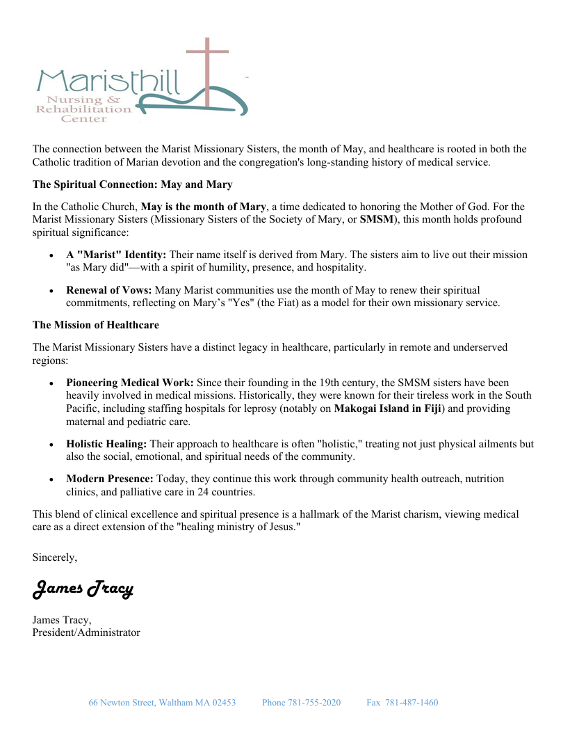 Maristhill Letterhead May